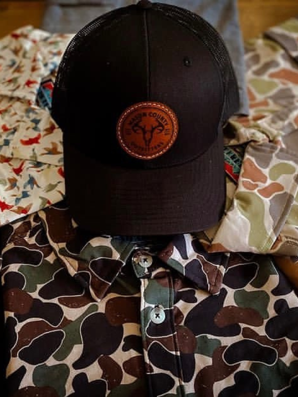 MCO Leather Patch Cap - Themasonboutique
