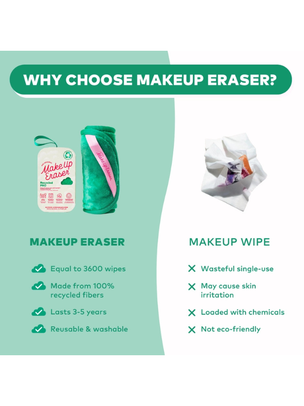 Green Pro | 100% Recycled MakeUp Eraser