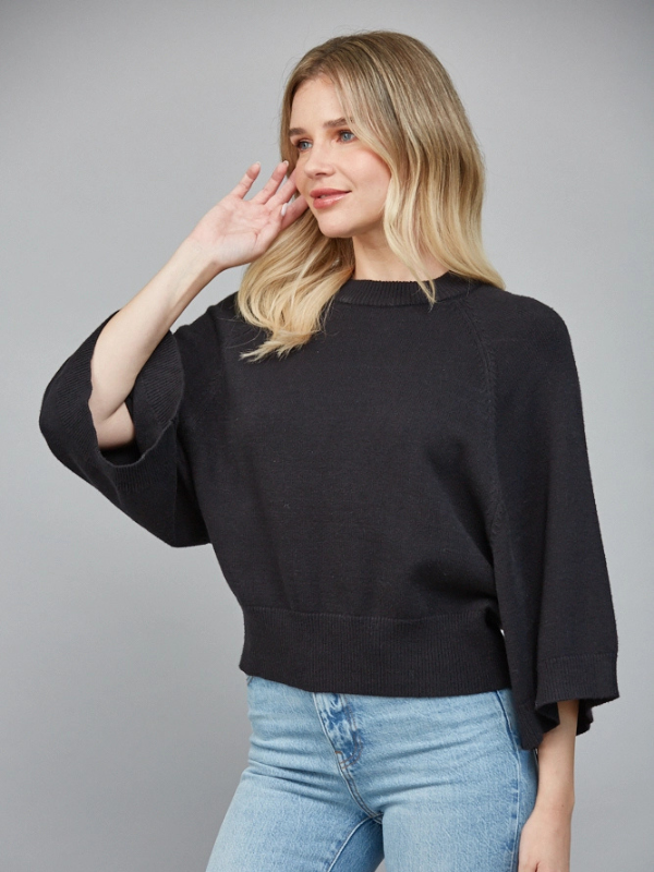 Black Crew Neck Sweater