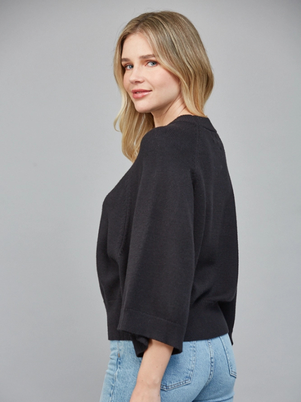 Black Crew Neck Sweater