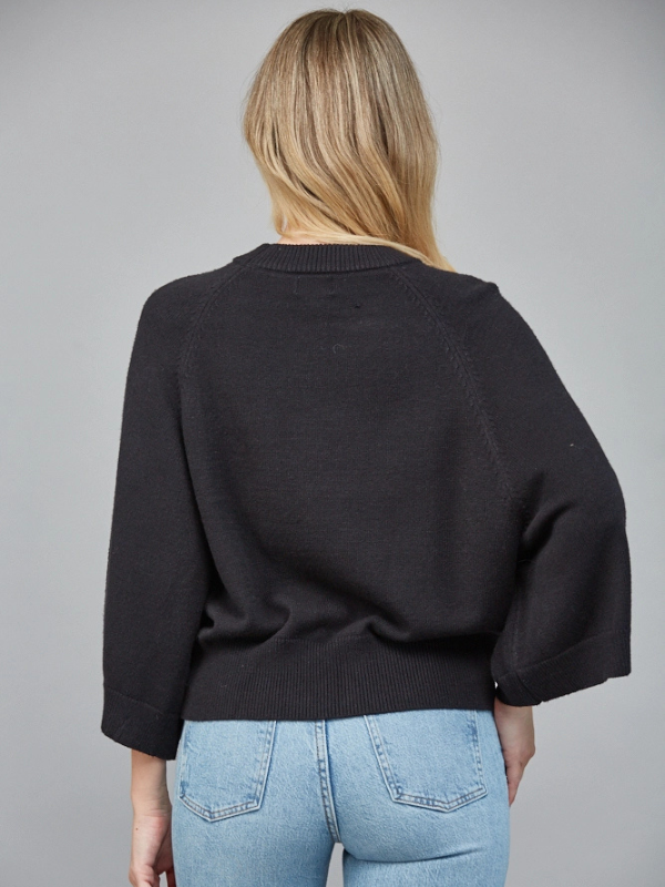 Black Crew Neck Sweater