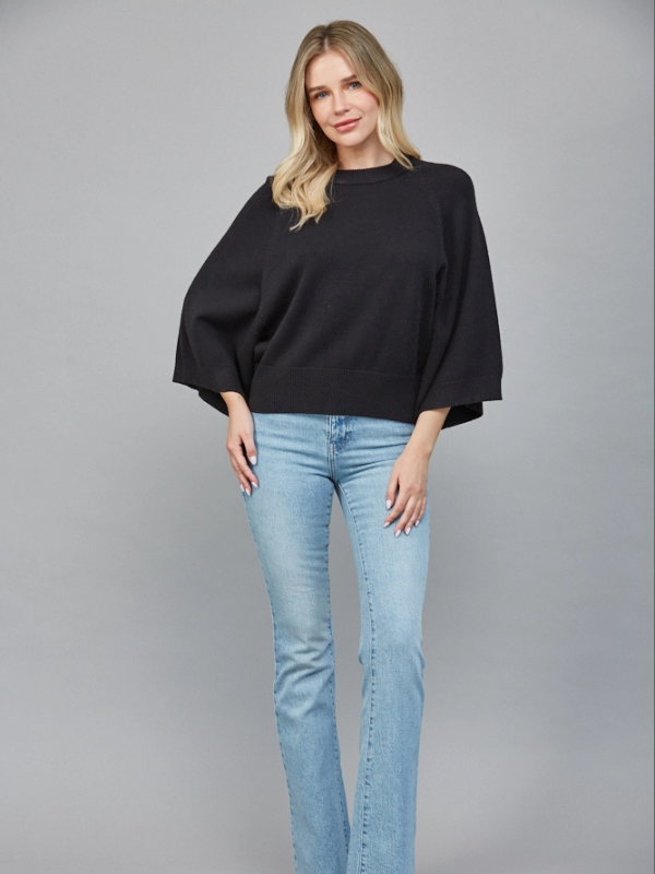 Black Crew Neck Sweater