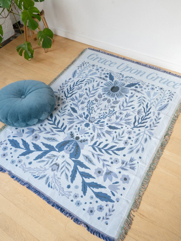 Grace Upon Grace Throw Blanket