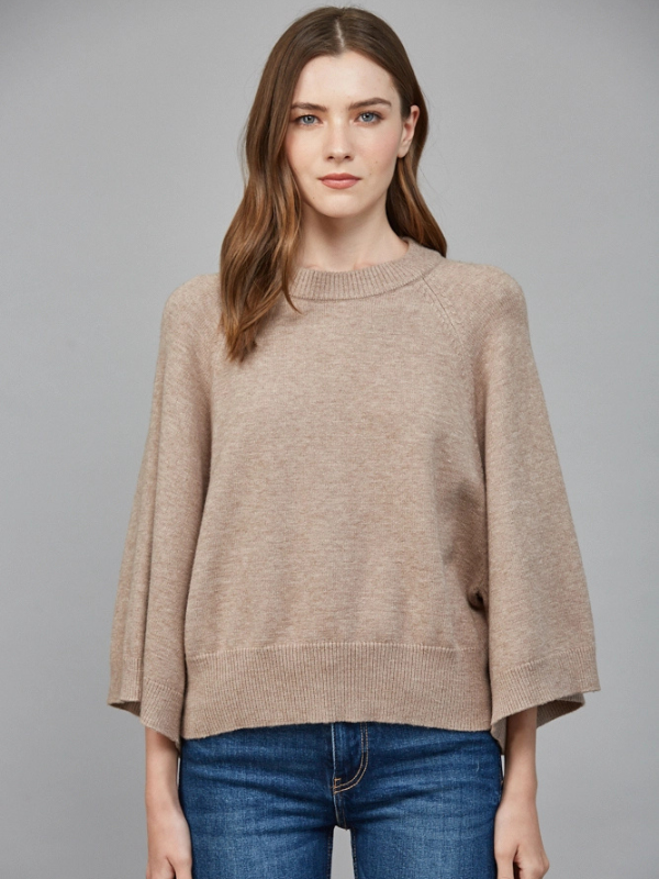 Mocha Crew Neck Sweater