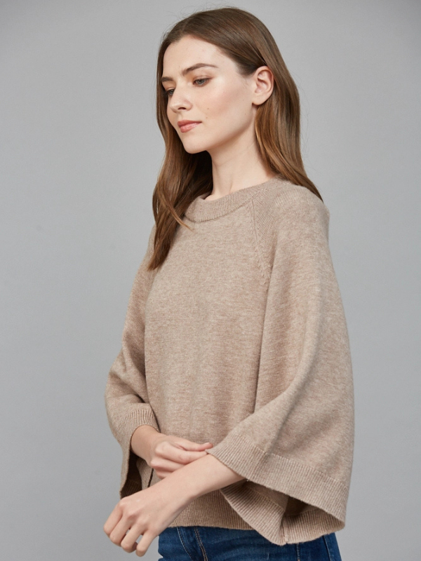 Mocha Crew Neck Sweater