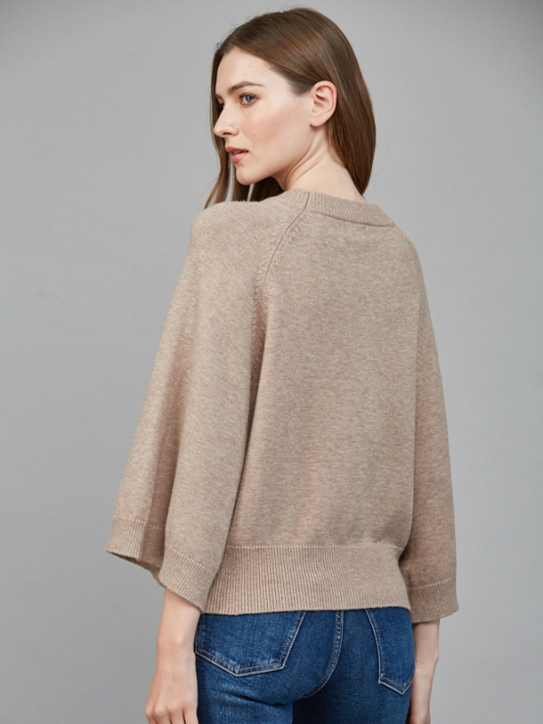 Mocha Crew Neck Sweater