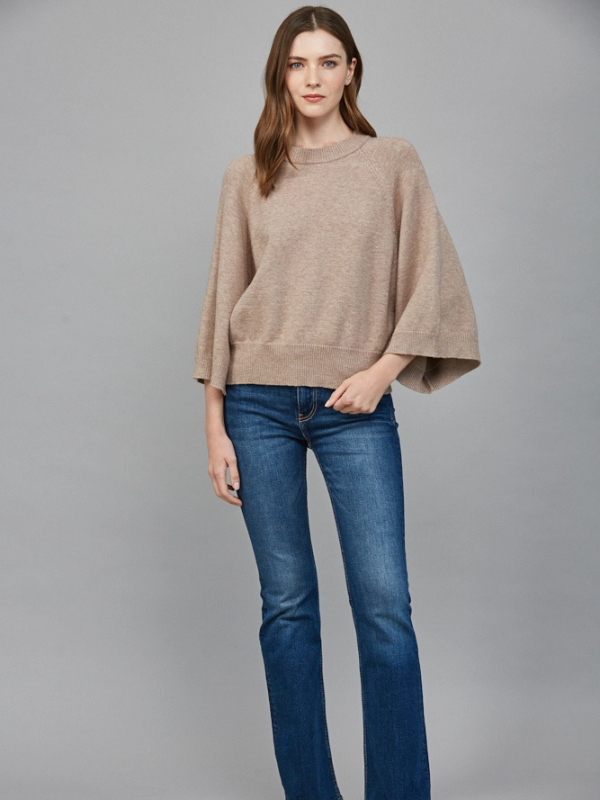 Mocha Crew Neck Sweater