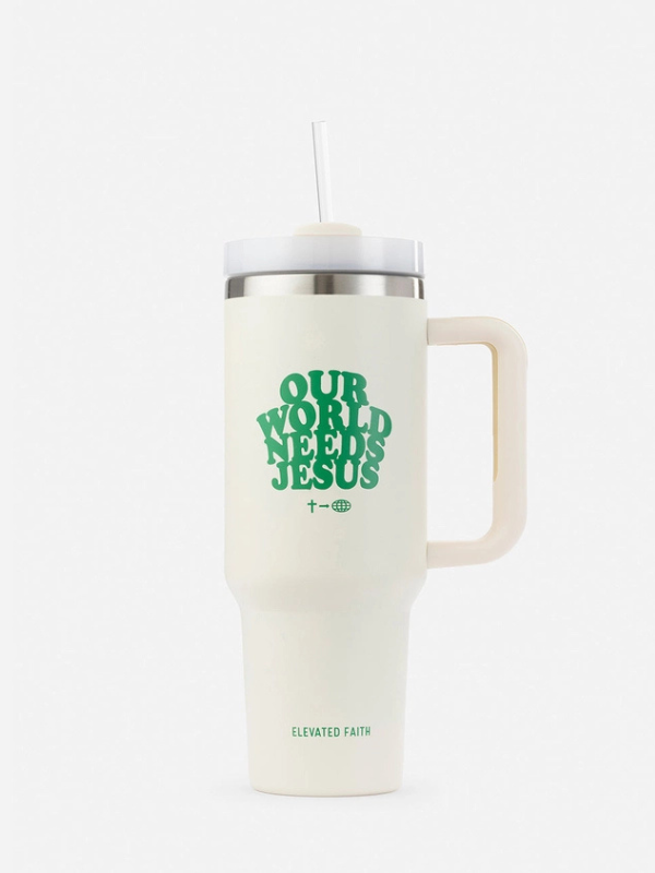Our World Needs Jesus 40oz Tumbler