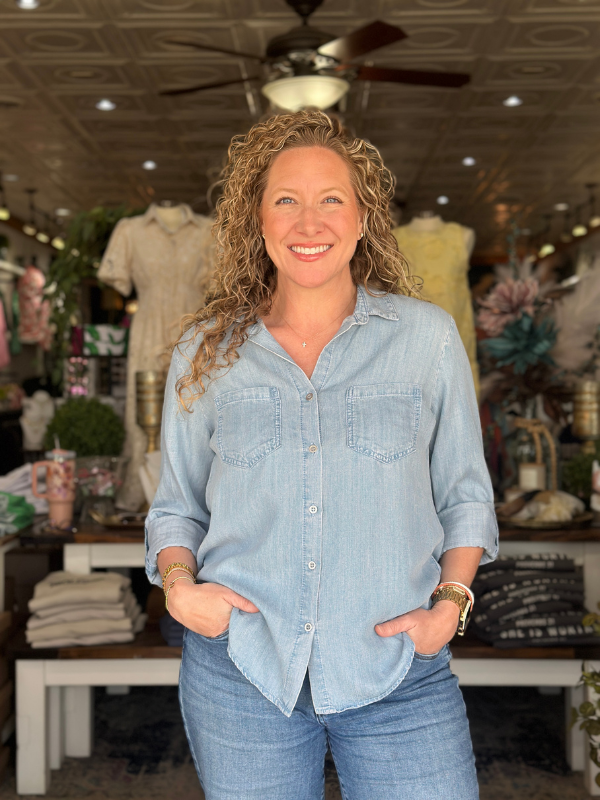 Sirena Classic Indigo Button Up