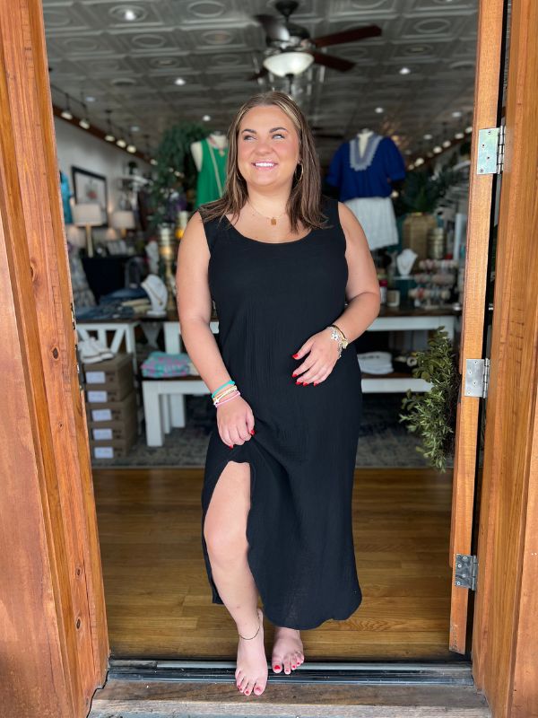 Black Daisy Dress