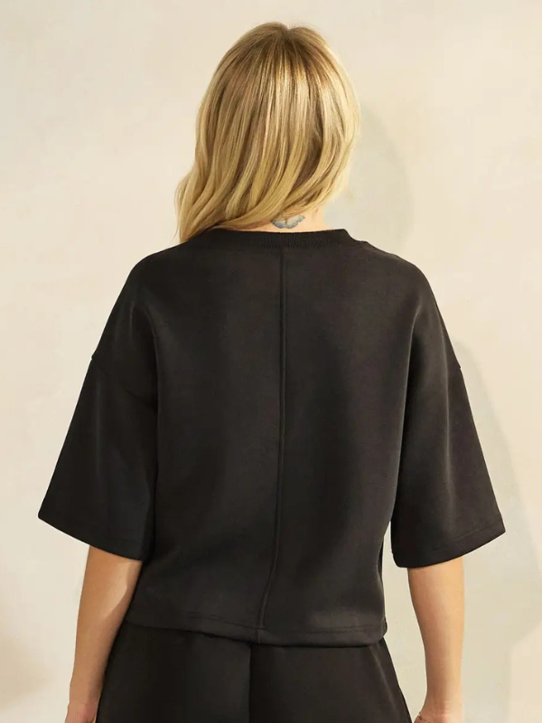 Black Scuba Top