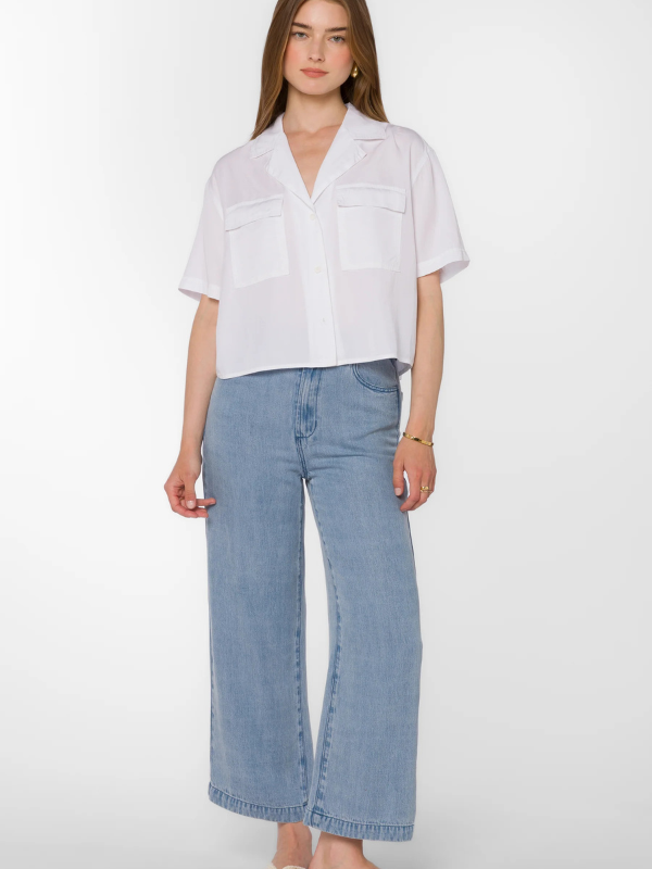 Brenen High Rise Wide Leg Jeans