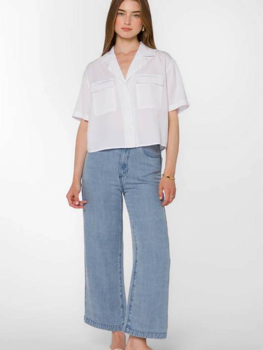 Brenen High Rise Wide Leg Jeans