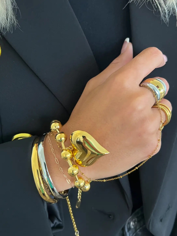 Bubble Heart Bracelet