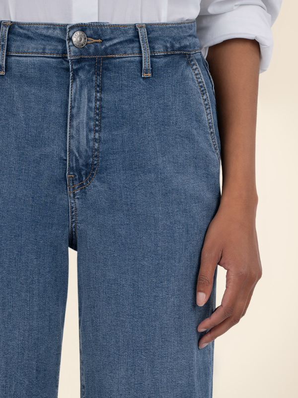 Charlotte - High Rise, Straight Leg - Medium Wash