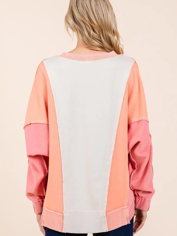 Coral Combo Top