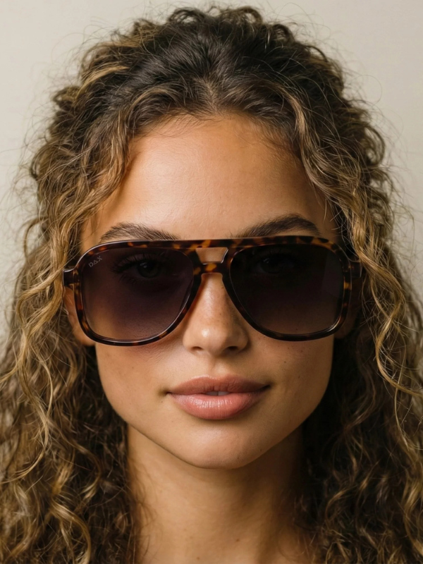 tortoise sunglasses with black lenses