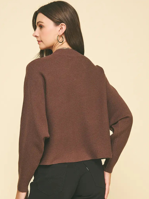 Espresso Cropped Sweater