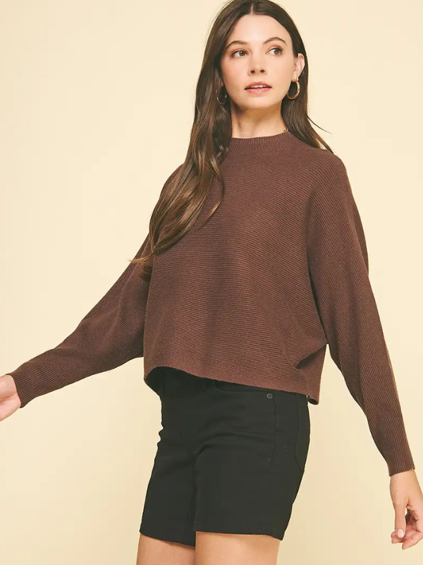 Espresso Cropped Sweater