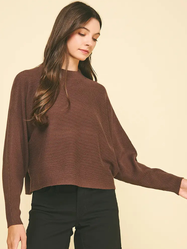 Espresso Cropped Sweater