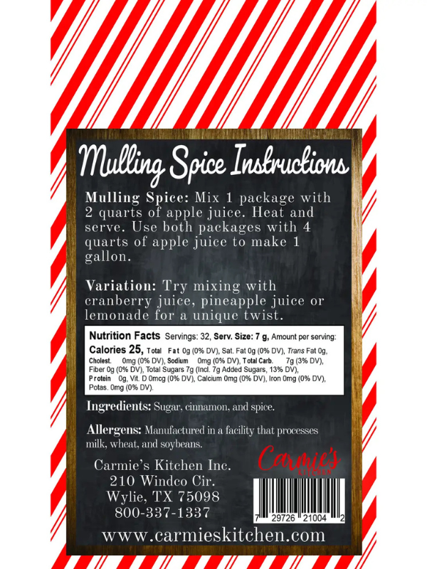 Mulling Spice Cider Drink Mix