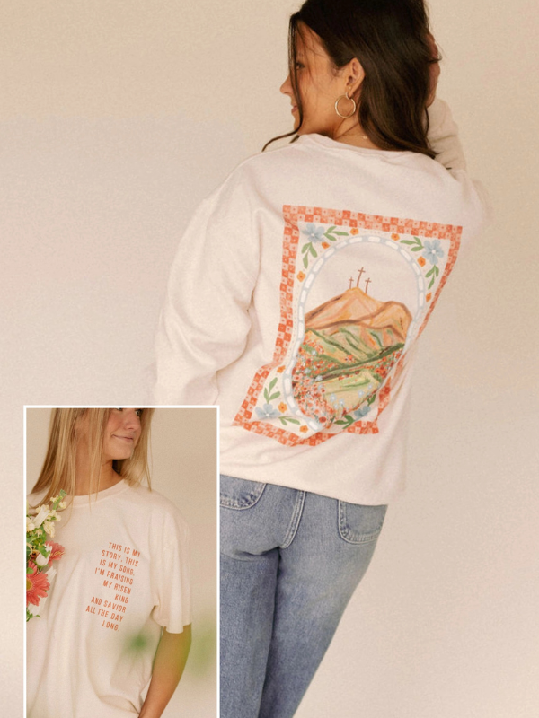 Praising My Risen King Easter Tee