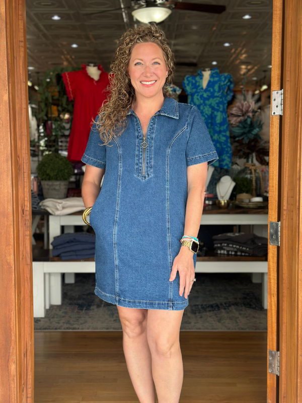 River Denim Dress