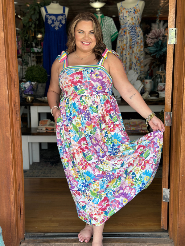 Spring Bloom Floral Dress