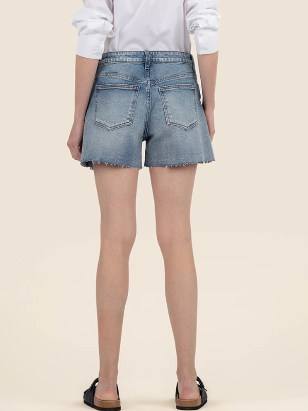 Taylor High Rise Shorts - Raw Hem - Freedom