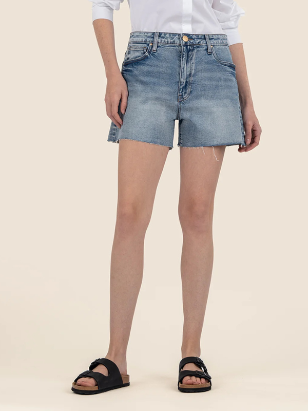 Taylor High Rise Shorts - Raw Hem - Freedom