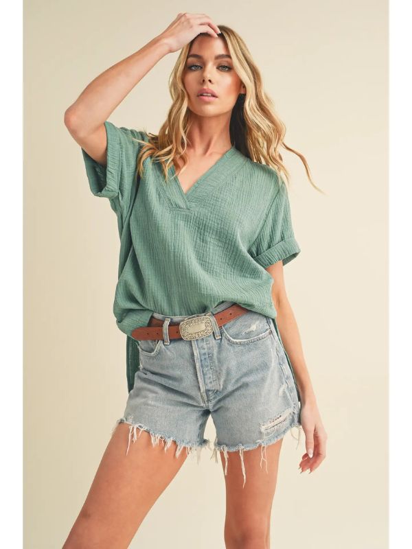 Trudie Top - Seagreen