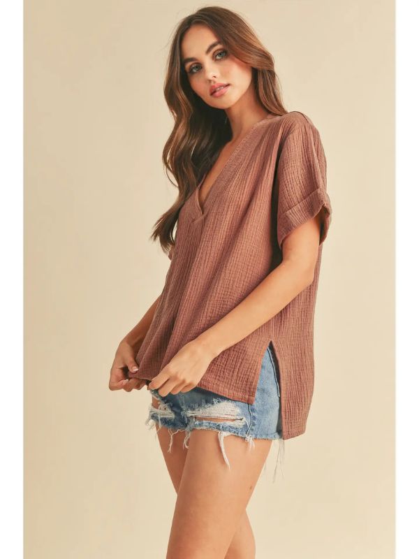 Trudie Top - Terracotta