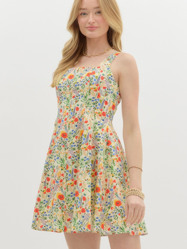 Wildflower Floral Mini Dress
