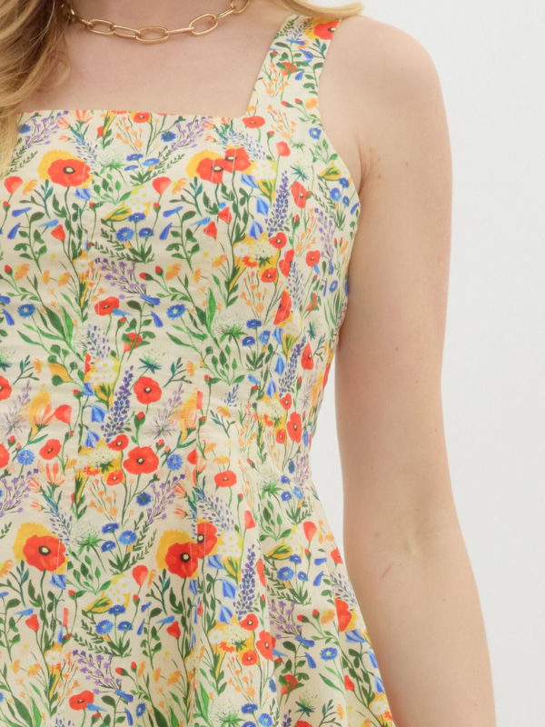 Wildflower Floral Mini Dress