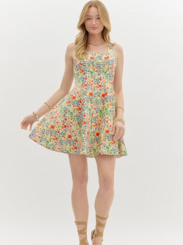 Wildflower Floral Mini Dress