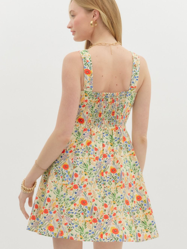 Wildflower Floral Mini Dress