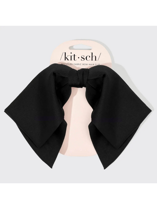 Black Bow Clip