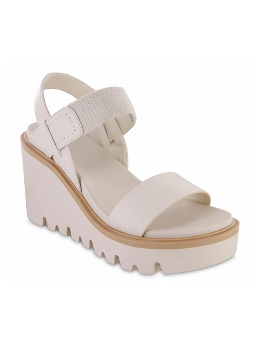 Ciji Ecru Wedges - Themasonboutique