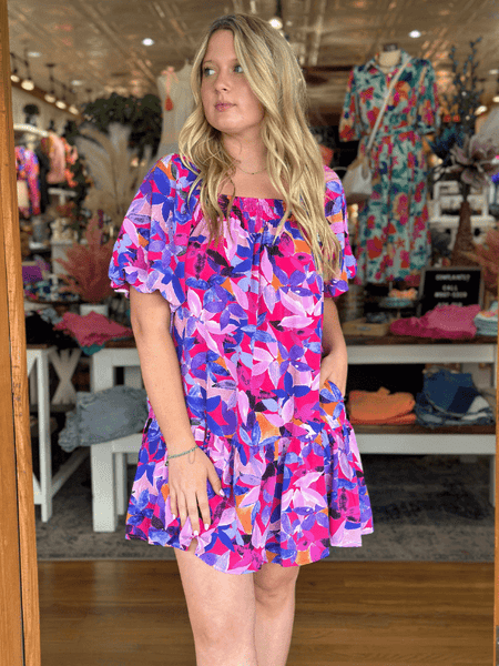 Magenta Multi Dress