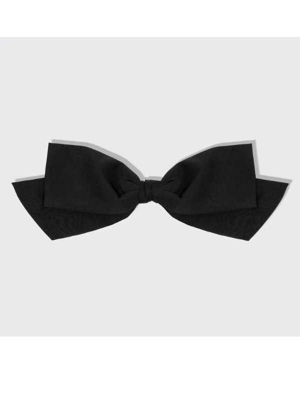 Black Bow Clip