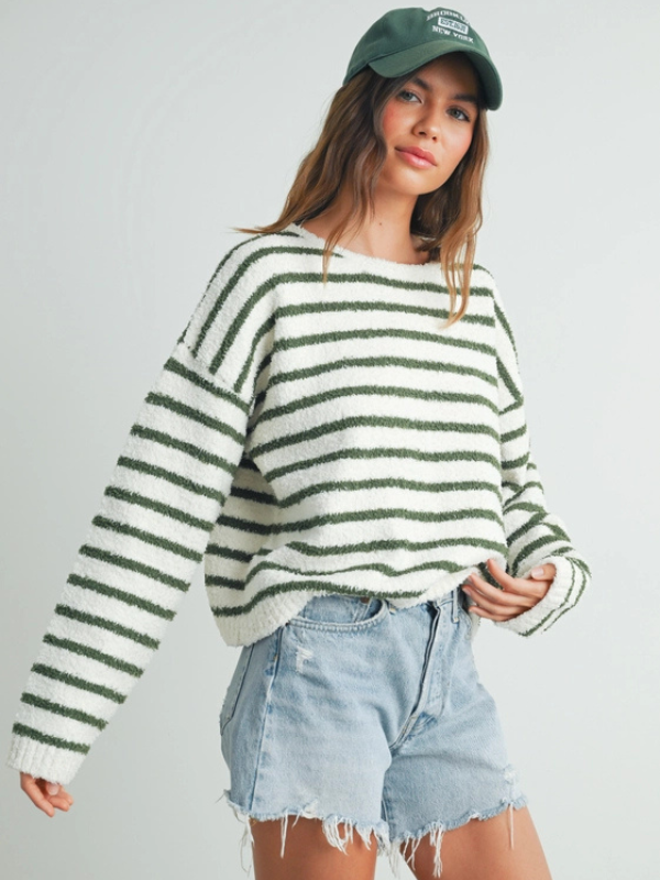 Ivory & Olive Blanket Knit Sweater - Themasonboutique