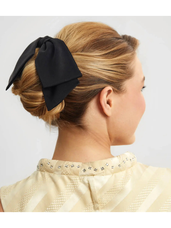 Black Bow Clip