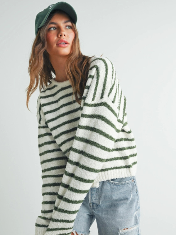 Ivory & Olive Blanket Knit Sweater - Themasonboutique