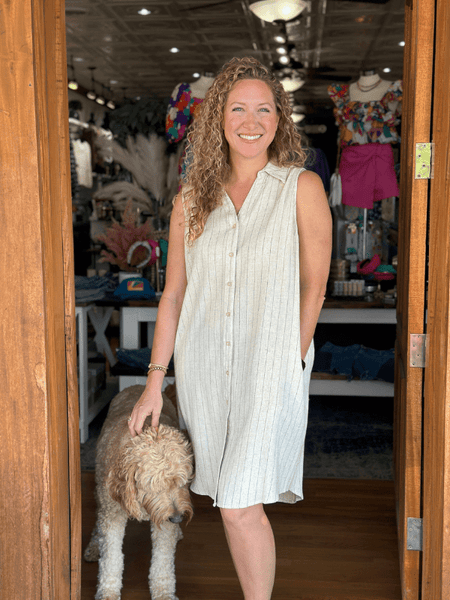 Natural Stripe Dress