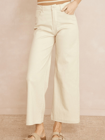 Sand Cropped Pants