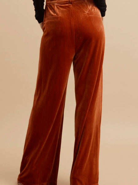 Rust Velvet Pants