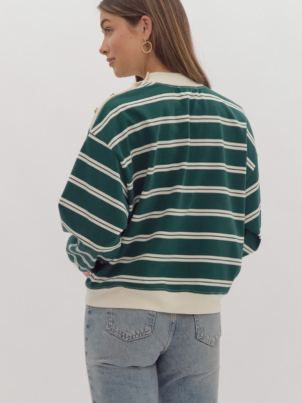 Pine Classic Striped Top - Themasonboutique