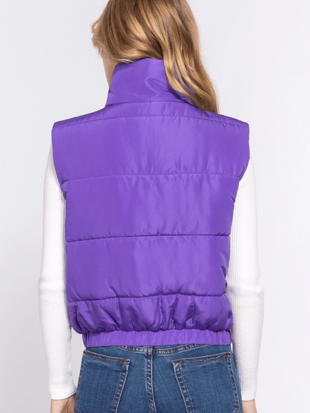Puncher Purple Puffer Vest