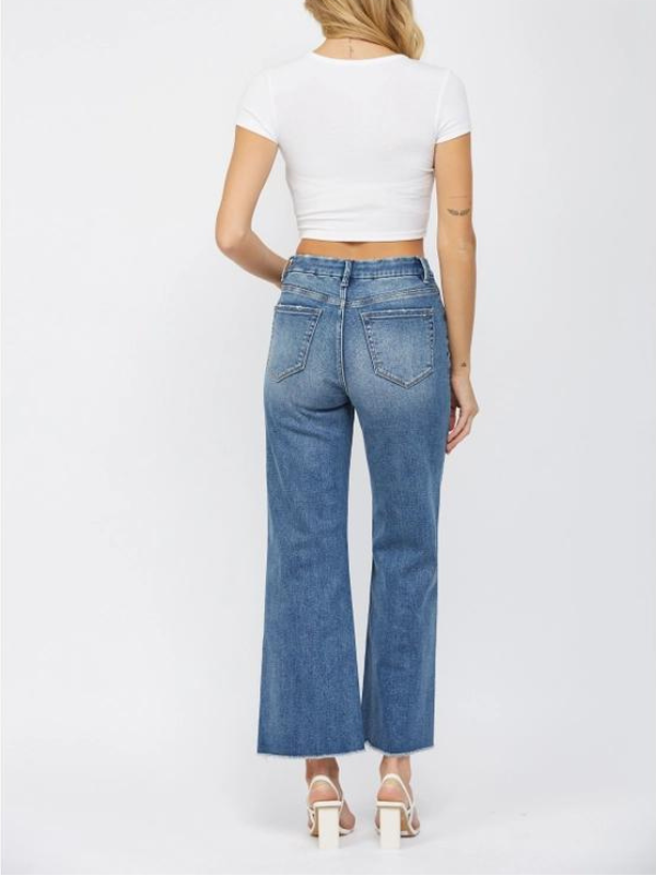 Blue Jay Super High Rise Wide Leg Jean - Themasonboutique