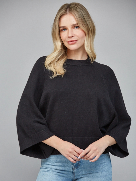 Black Crew Neck Sweater